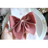 Anthracite French Velvet bows