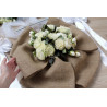 Set of Burlap Flowery