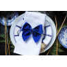 Royal blue French Velvet bows