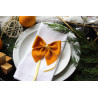 Golden Orange French Velvet bows