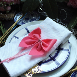 Rose French Velvet bows